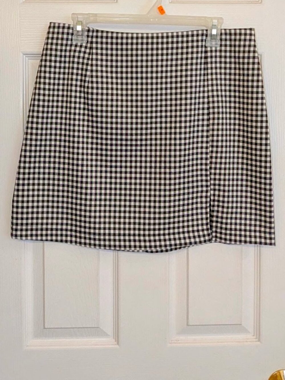 Wild Fable Black and White Plaid Mini Skirt